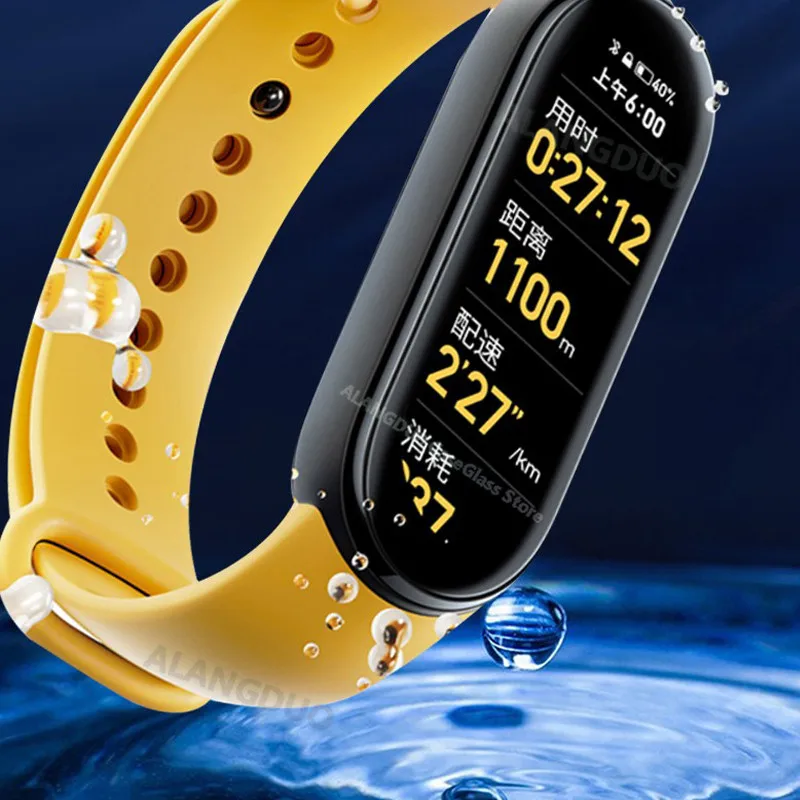 

For Xiaomi mi band 6 5 4 Screen Protector Film 3D Curved For miband 6 5 4 Smart Watchband band 6 Soft Protective Film Not Glass