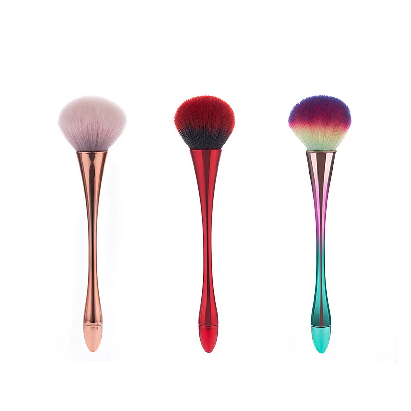 

1Pcs Rose Gold Makeup Brush Foundation Powder Large Cosmetic Brushes Face Powder Professional Brush Beauty MakeUp Tool