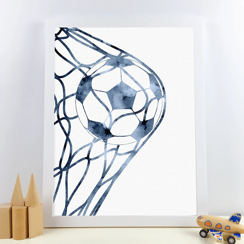 HD печатные изображения домашняя стена скандинавский стиль футбольный постер