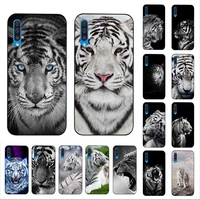 fhnblj white tiger phone case for samsung a51 01 50 71 21s 70 10 31 40 30 20e 11 a7 2018