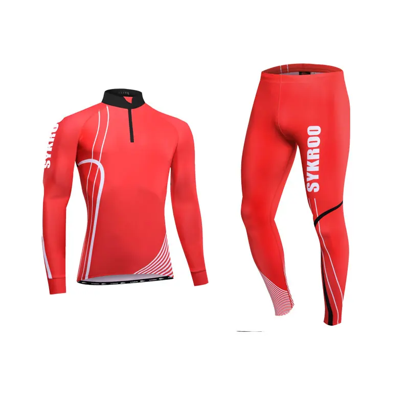 SYKROO лыжный костюм для бега по пересеченной местности - Цвет: Classic Red