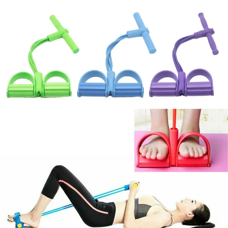 

Fitness Resistance Bands Exercise Equipment Elastic Sit Up Pull Rope Sport Pedal