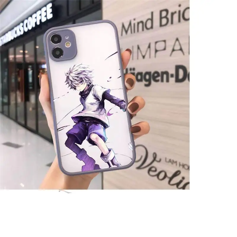

Hunter X Hunter Killua Zaoldyeck Phone Cases matte transparent For iphone 7 8 11 12 plus mini x xs xr pro max cover