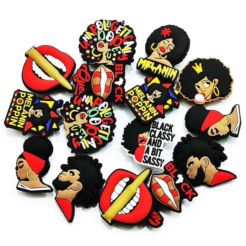 

10Pcs Shoe Charms with JIBZ on the Back Picked at Random S23