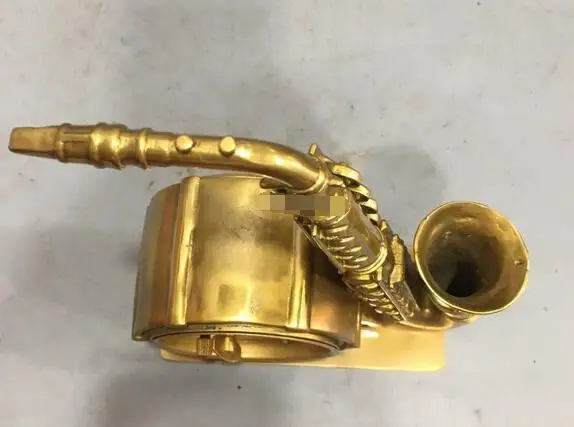 Механические часы для саксофона ручной работы 7 дюймов бронза медь золото | Дом и