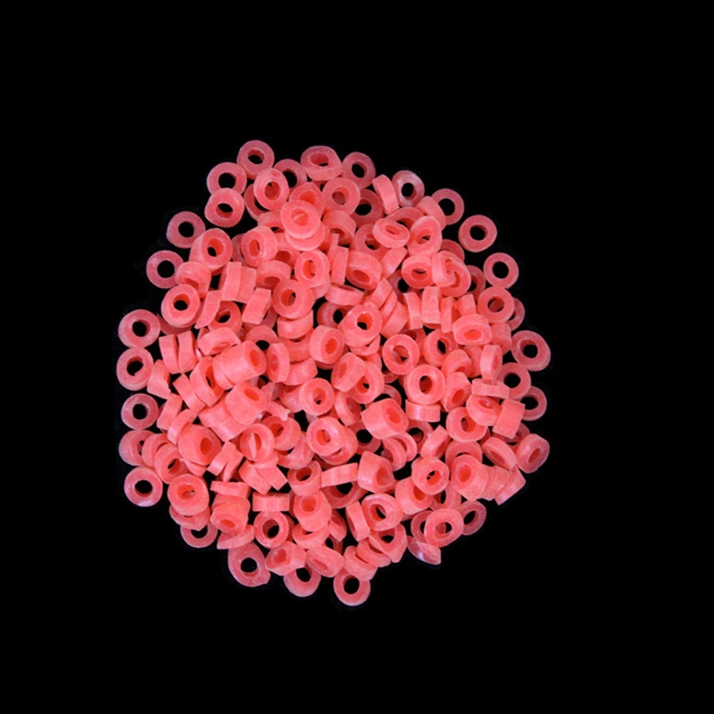 New 2500PCS=10bags Red/Yellow Fishing Accessories Fish Tackle Rubber Bands For Bloodworm Bait Granulator | Спорт и развлечения