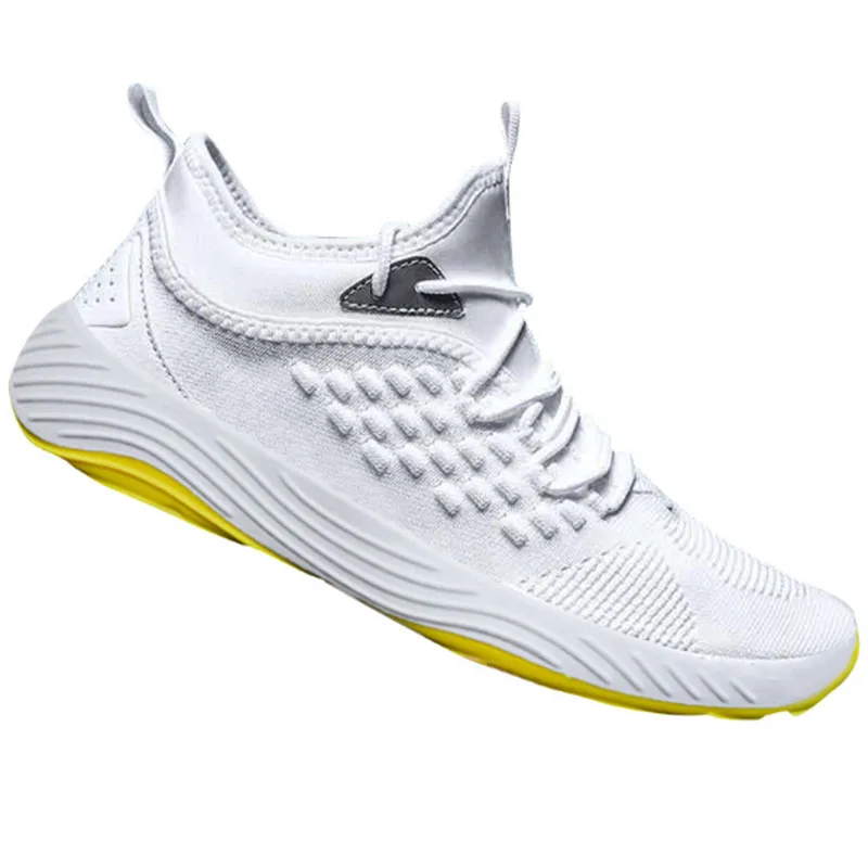 

Men's Korean shoes, casual shoes, breathable running sports shoes, large size flying woven light-soled sports shoes, spreading s