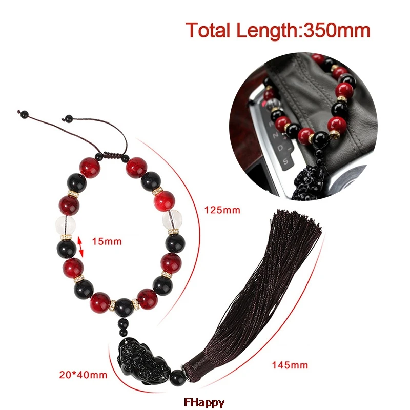 Украшения для автомобиля Будда бусины с храбрыми войсками интерьер зеркало