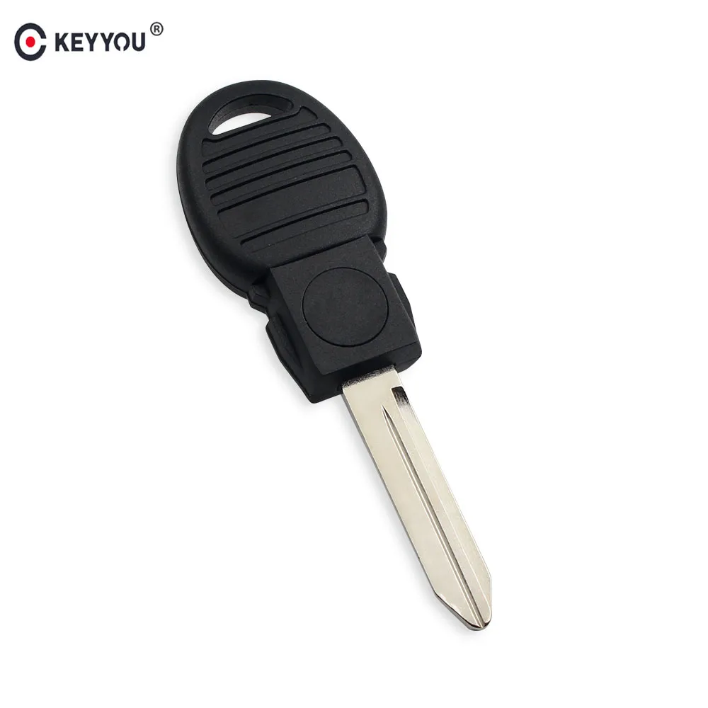 

KEYYOU Transponder Chip Replacement Car Key Shell Cover Case Fob For Chrysler Dodge Jeep Uncut Blank Key Cover New Blade -Y170