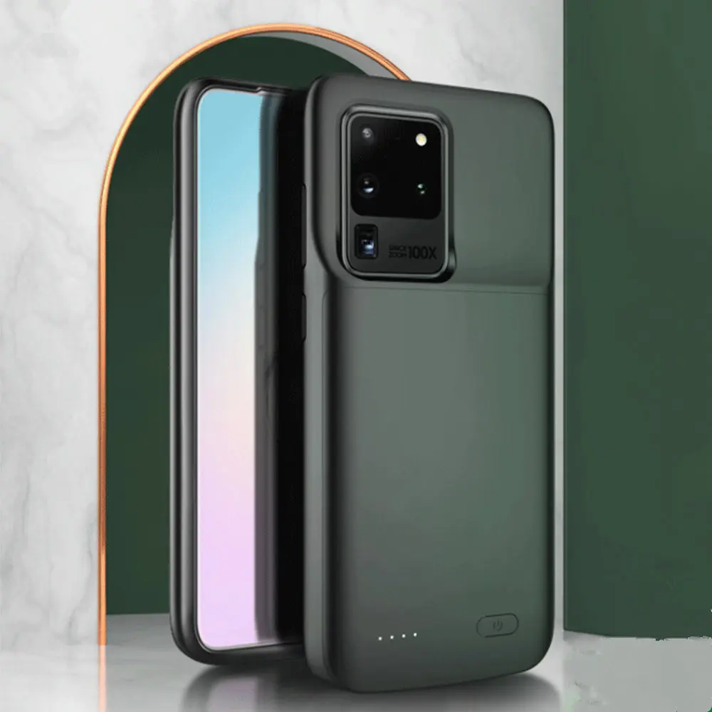 6000 мАч для Samsung S20 ультра батарея чехол смартфона крышка батареи умный внешний