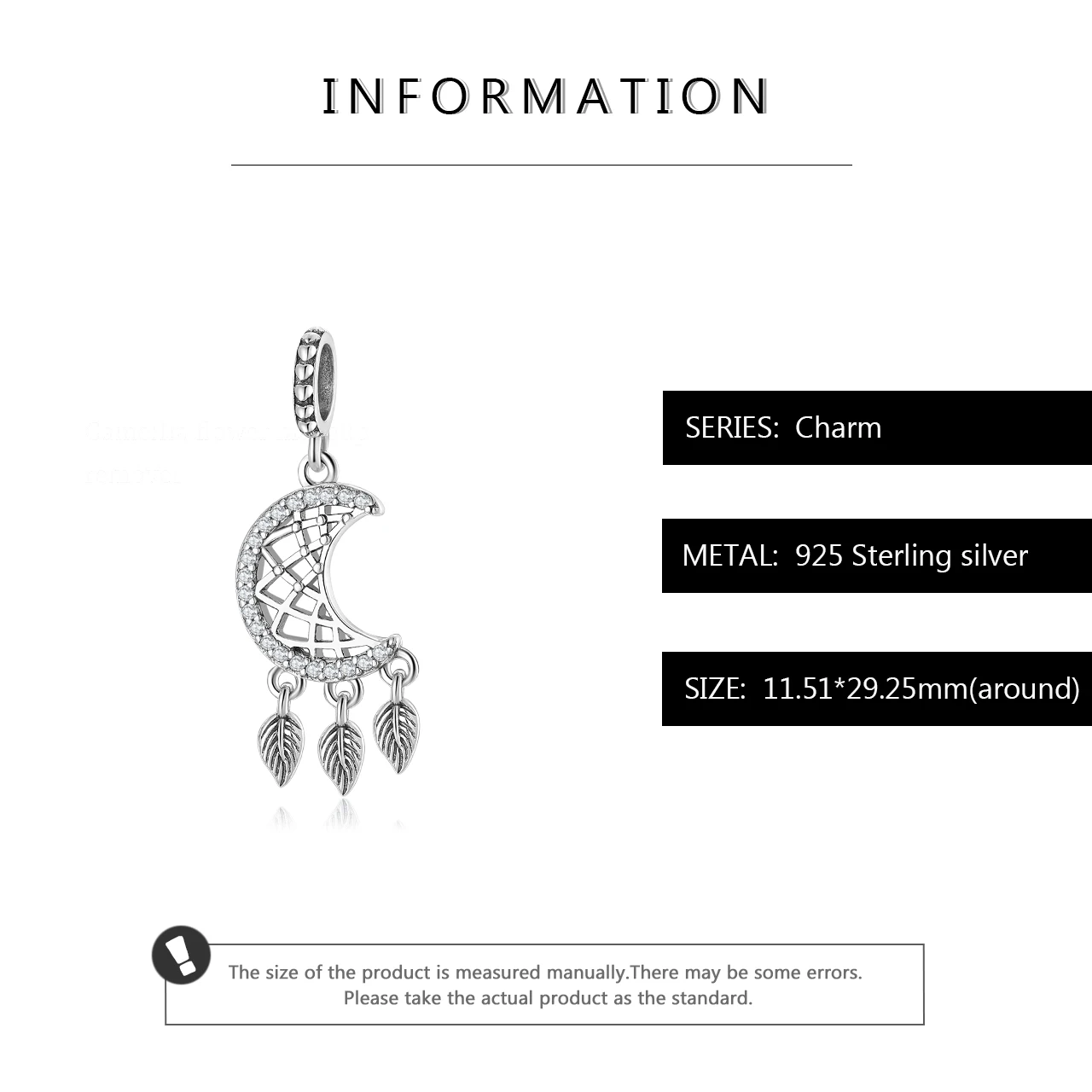 Подлинный кулон из стерлингового серебра 925 пробы с Луной Ловец снов подходит для