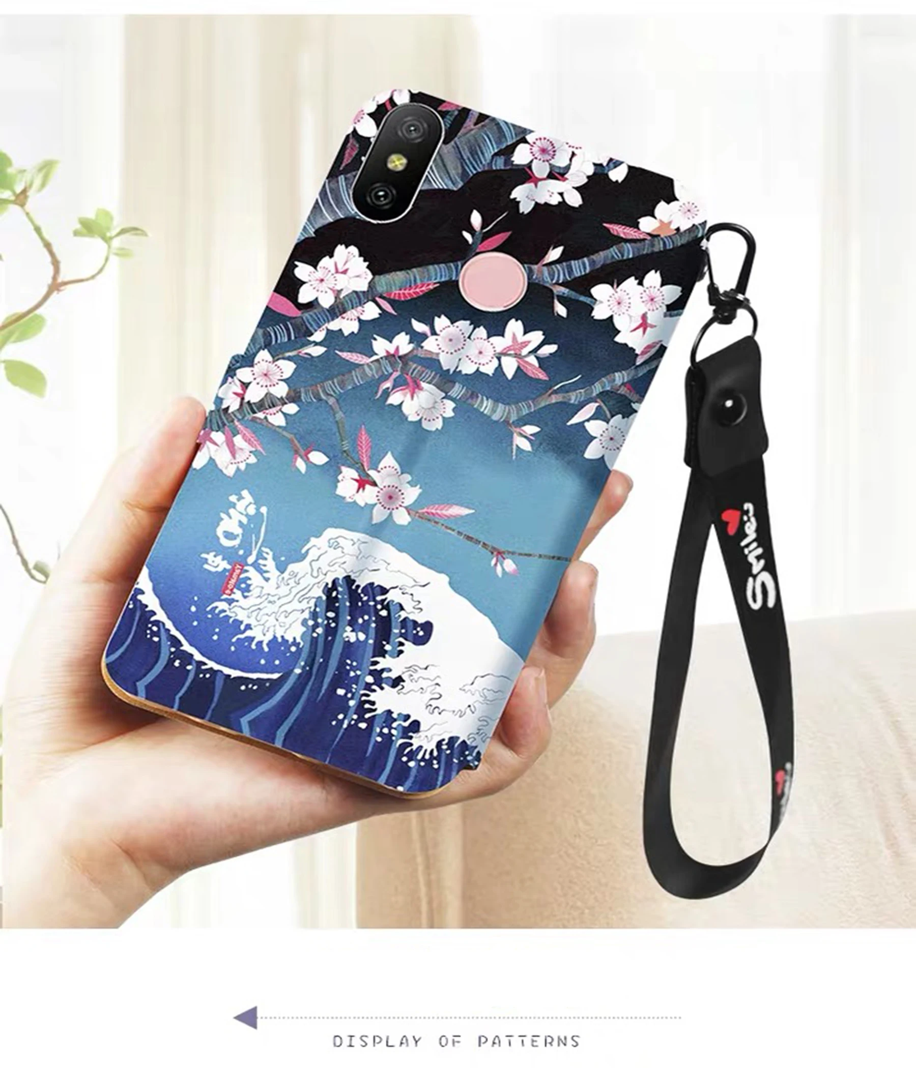 Чехол для мобильного телефона Redmi 6 Pro женской модели, кожаная крышка с откидной крышкой для Mi 6 и защитная пленка для 6A.