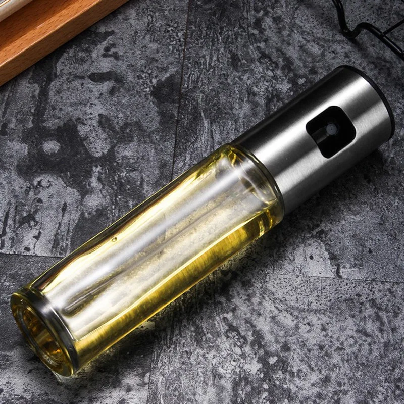 Бутылка для распыления масла бутылка барбекю стеклянная с распылителем