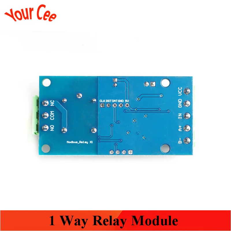 Релейный модуль Modbus 1/2/4Way RS485/TTL коммуникация RTU переключатель входной сигнал