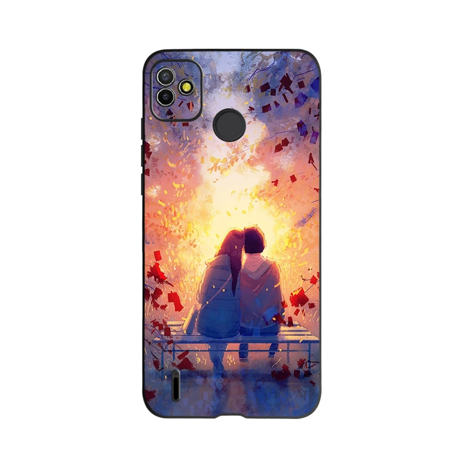 Чехол для Tecno Pop 5 4 мягкий силиконовый милый мультяшный чехол чехлы Pop5 телефона s