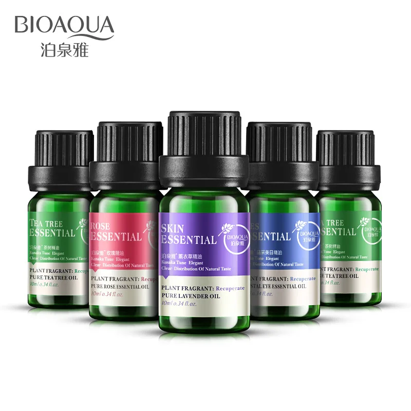 

BIOAQUA Lavender Rose Tea Tree Oil Compound Plant Moisturizing Oil control Pore 10ML