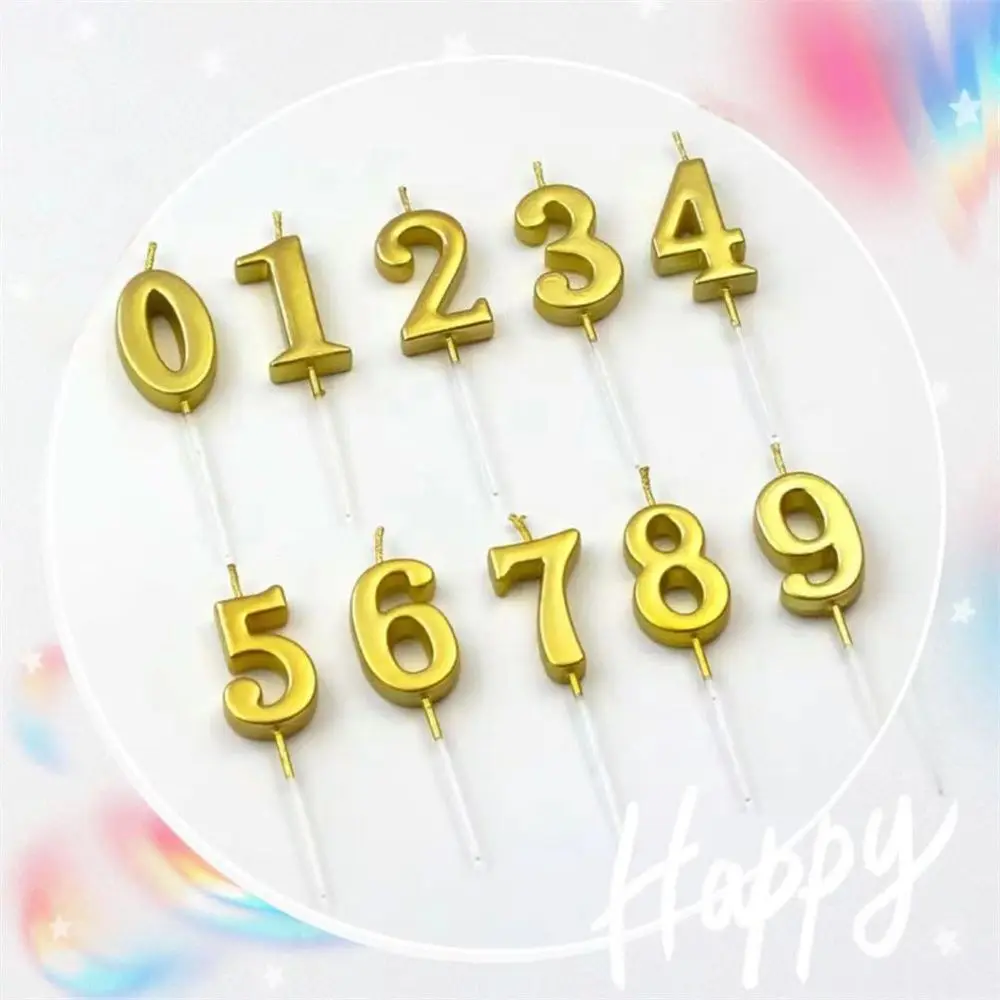

Creative Home Decor DIY Champagne Cake Candle Number Candle Birthday Decor Party Supplies