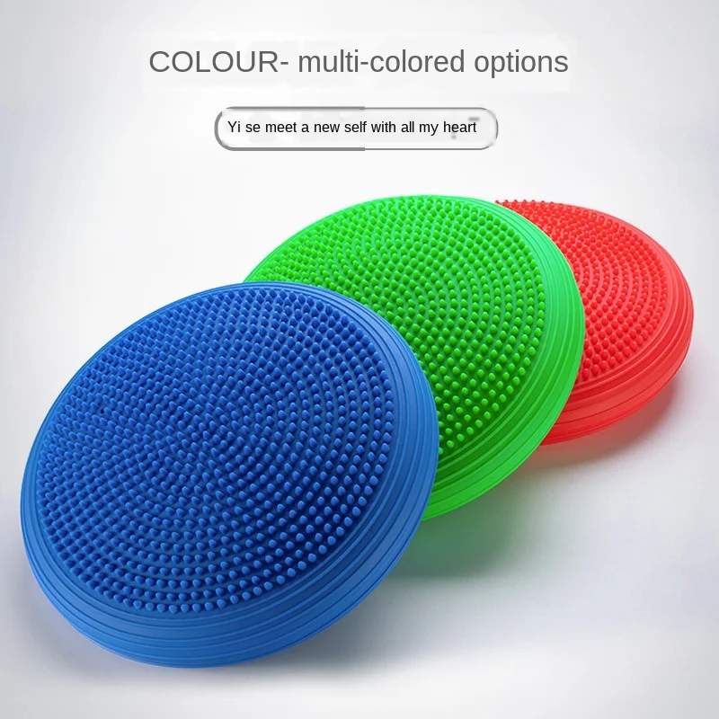 Сбалансированная подушка для йоги надувная Массажная пластина утолщенный