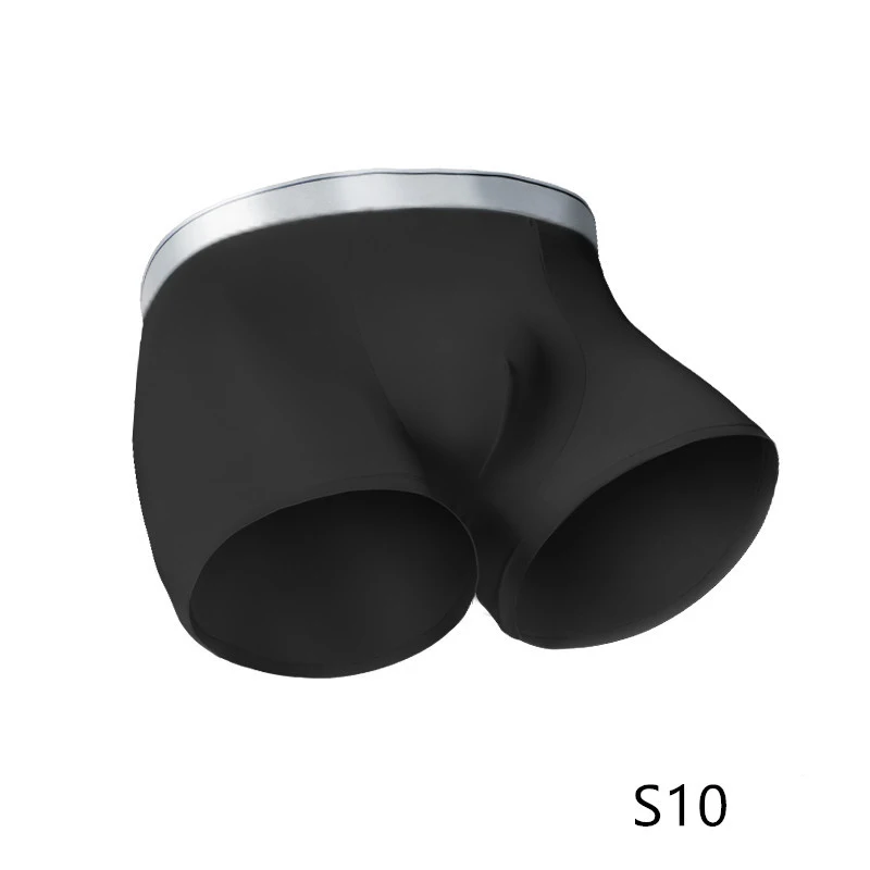 Нижнее белье из ледяного шелка мужские шорты-боксеры однотонные тонкие уютные