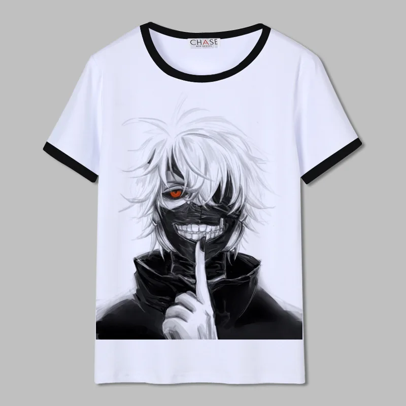 

Tokyo Ghoul Jin Muyan Dong Xiang Anime T-shirt Peripheral Clothes Short Sleeve Second Element Student Men and Women Summer