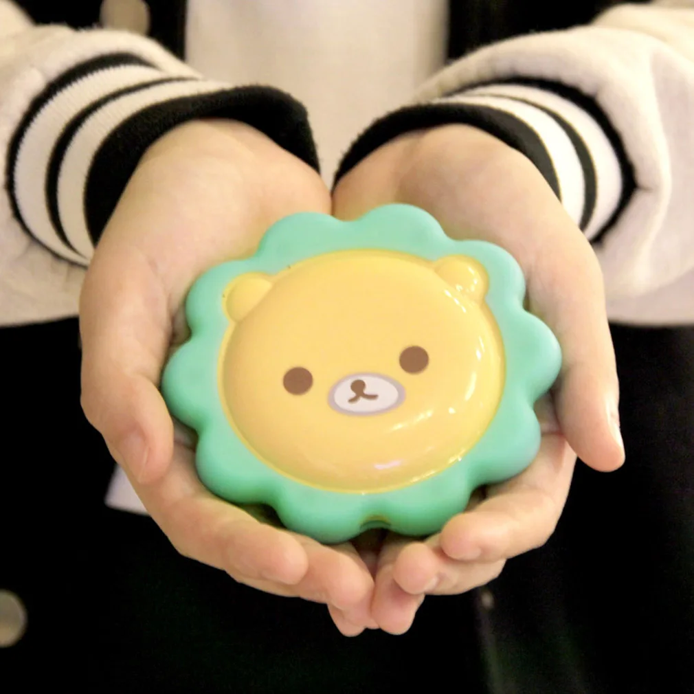 Симпатичный Медведь Мини Перезаряжаемый USB обогреватель для рук для взрослых детей Зимний обогреватель подарок