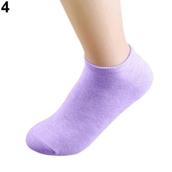 Женские спортивные носки с низким вырезом 1 пара карамельных цветов короткие до