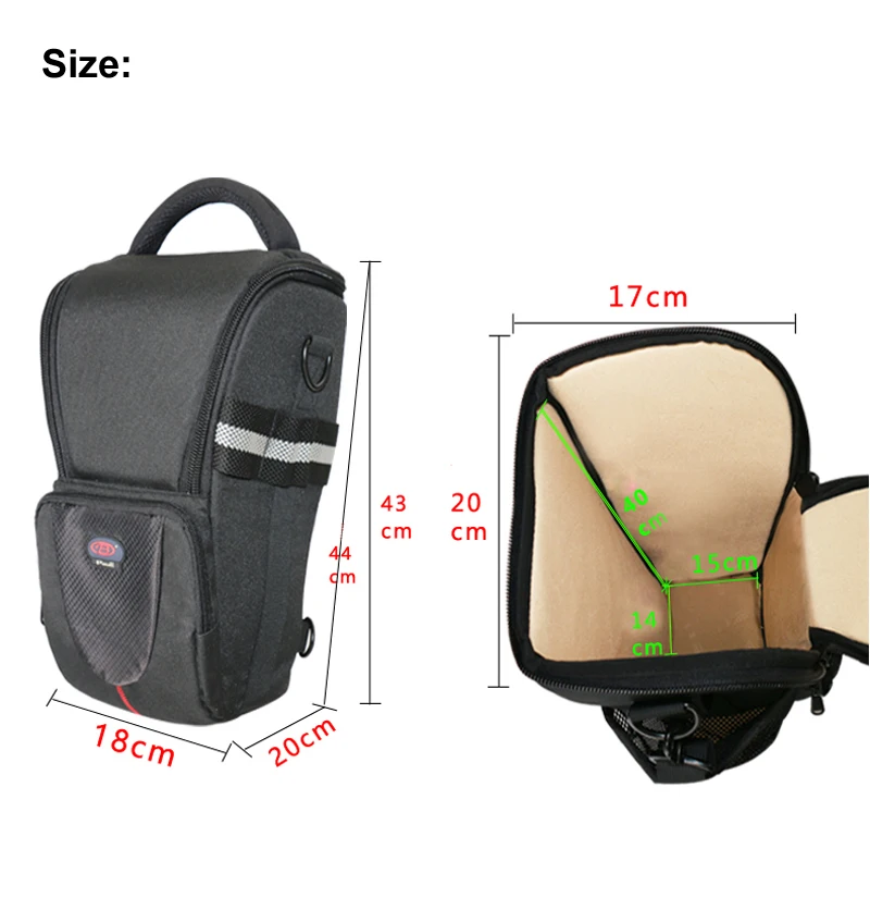 waterproof dslr camera backpack bag telephoto lens case for nikon 200 500mmcanon 100 400mmtamron 150 600mmsigma 60 600mm free global shipping