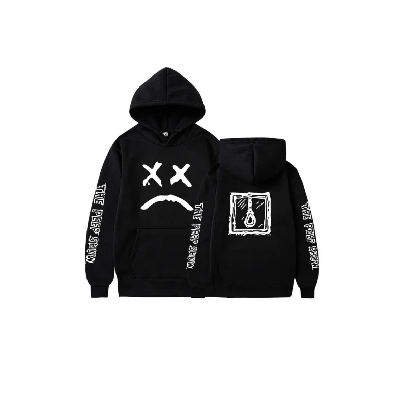 Мужские капусты с капюшоном каплевидные камешки в стиле хип-хоп 2021 | Мужская