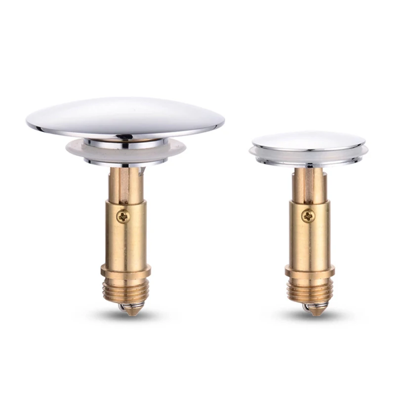 Хромированная легко вверх раковина раковины ванной комнаты Кнопка щелчка зажим