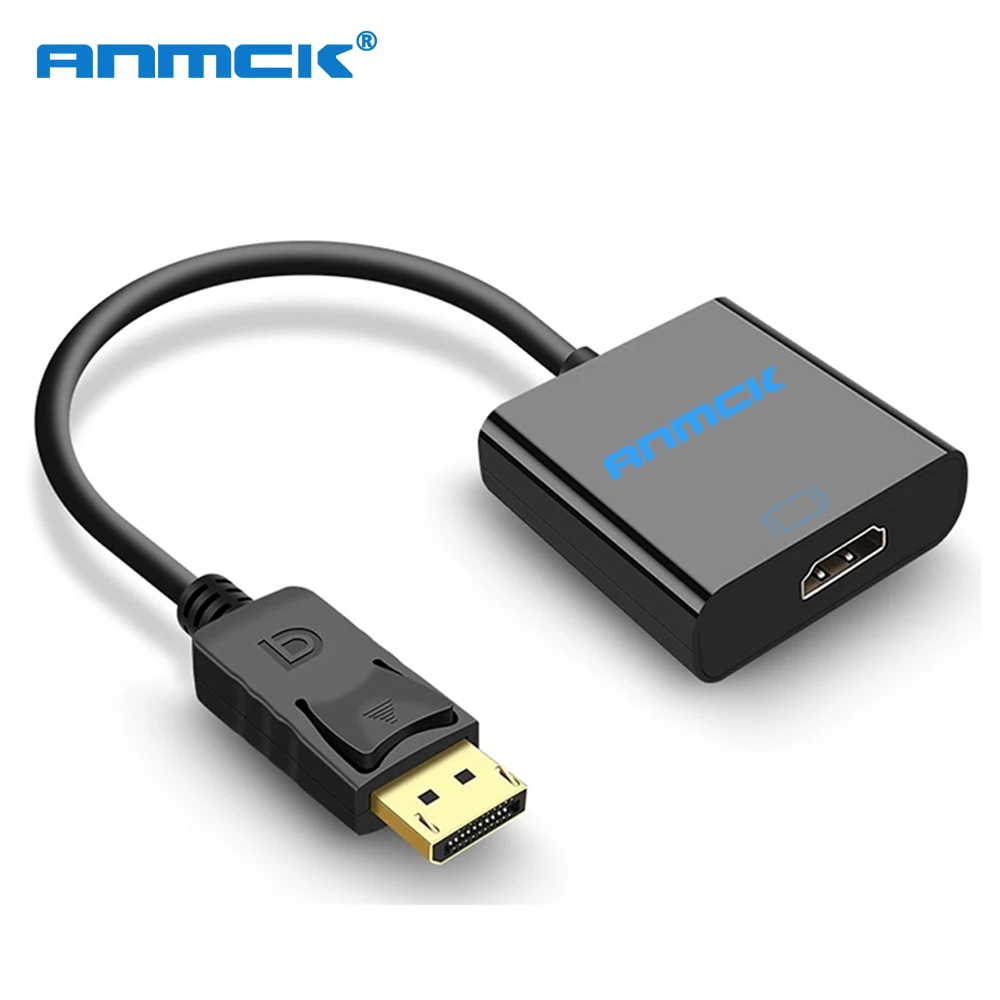 4K Дисплей порт к HDMI адаптер 1080P DP Мужской Женский конвертер кабель для HDTV PC