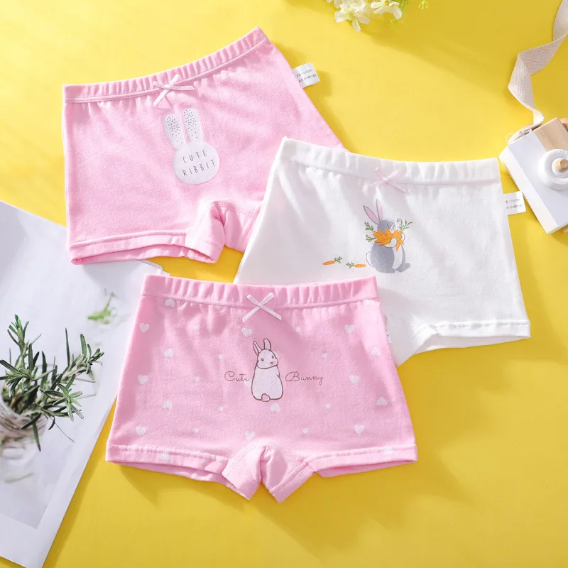 

3 Pcs/Lot New Arrive Children's Briefs Cartoon Designs Kids Underwear Cotton Baby Girl Underwears Panties Child's Shorts