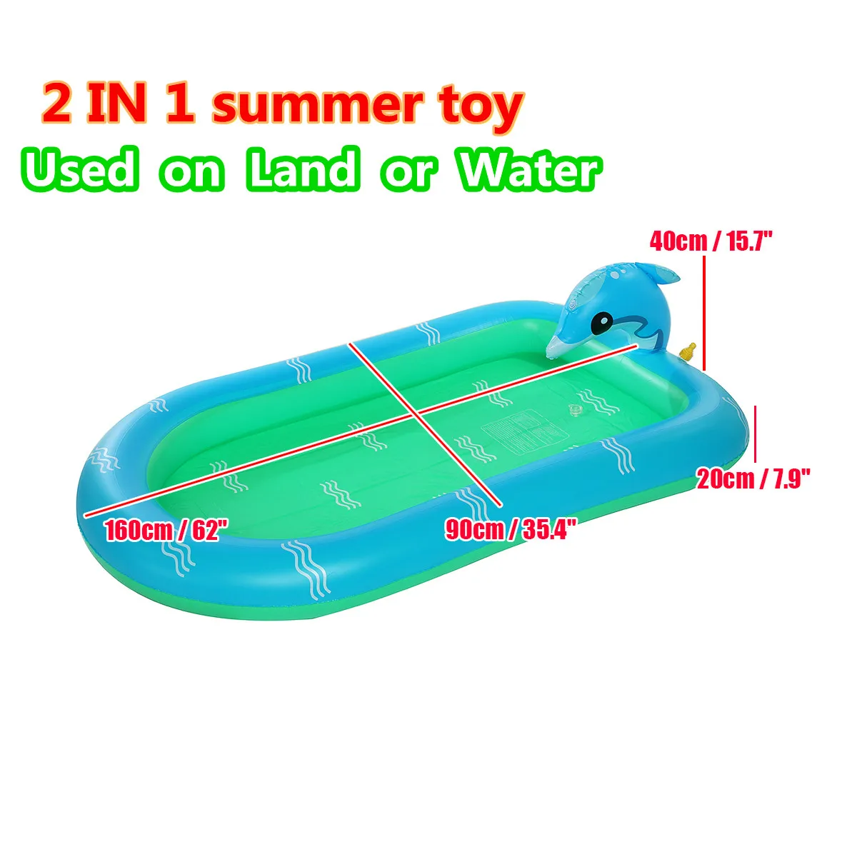 

Детский надувной бассейн 2 в 1, 160 см, надувная подушка, лодка, надувной матрас из ПВХ, для малыша, дома, для открытого воздуха, большой бассейн