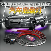 4x car chassis light flexible strip led remote controlapp control rgb led strip car chassis tube bottom system neon light