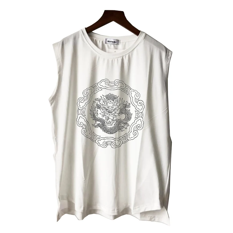 Восточный черный белый дракон тату принт для мужчин женщин мальчиков и девочек