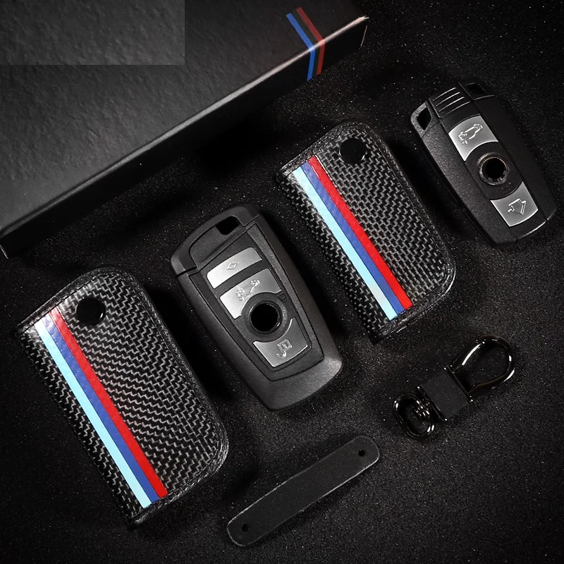 Чехол для ключей из углеродного волокна Bmw E90 F30 F34 F10 E70 E71 X1 X3 X4 X5 X6 1 2 3 4 5 6 7 серия |
