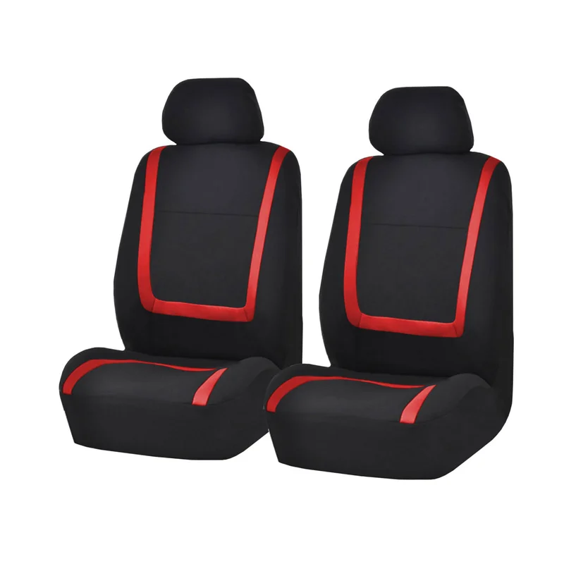 

Hot Sale 2 Set Universal Car Seat Cover Fit Most Cars Polyester Fabric Automobile Seat Covers Car Styling Car Seat Protector
