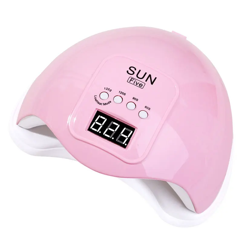 

SUN Five Uv Led Lamp for Nails Dryer Sun Light Nail Lamp for Manicure Smart Lcd Display for All Uv Led Gel Polish Nail Tool