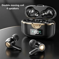 new tws wireless earphone bluetooth 5 0 headphones in ear touch control sport earbuds hd stereo noise reduction headset with mic