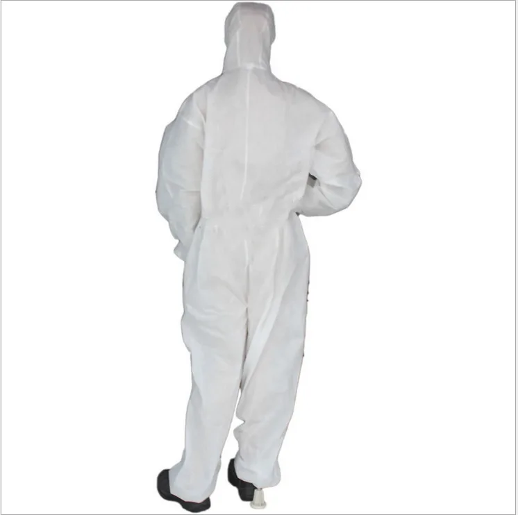 Hiriginr Одноразовый комбинезон Hazmat костюм Защитная Антивирусная одежда