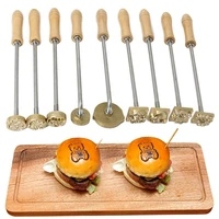 hamburg hot stamping fire copper mold cake mold cake stamp home personalized wood burning stamp leather custom branding
