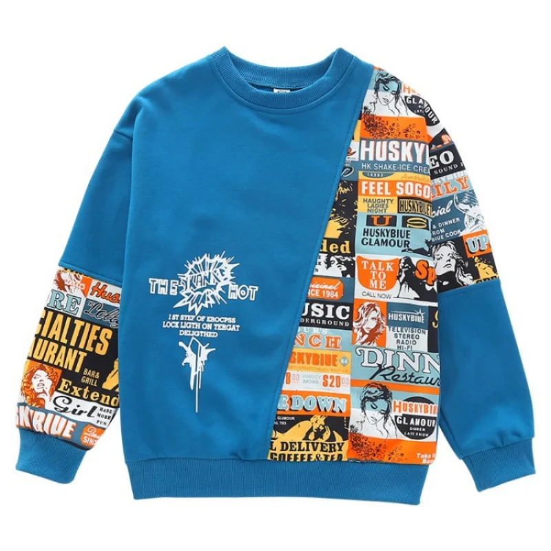 

Simple Spring Autumn Boys Sweatshirts Jacket Coat KidsOvercoat Outwear Teenager Tops Children Clothes Cotton Sport School High