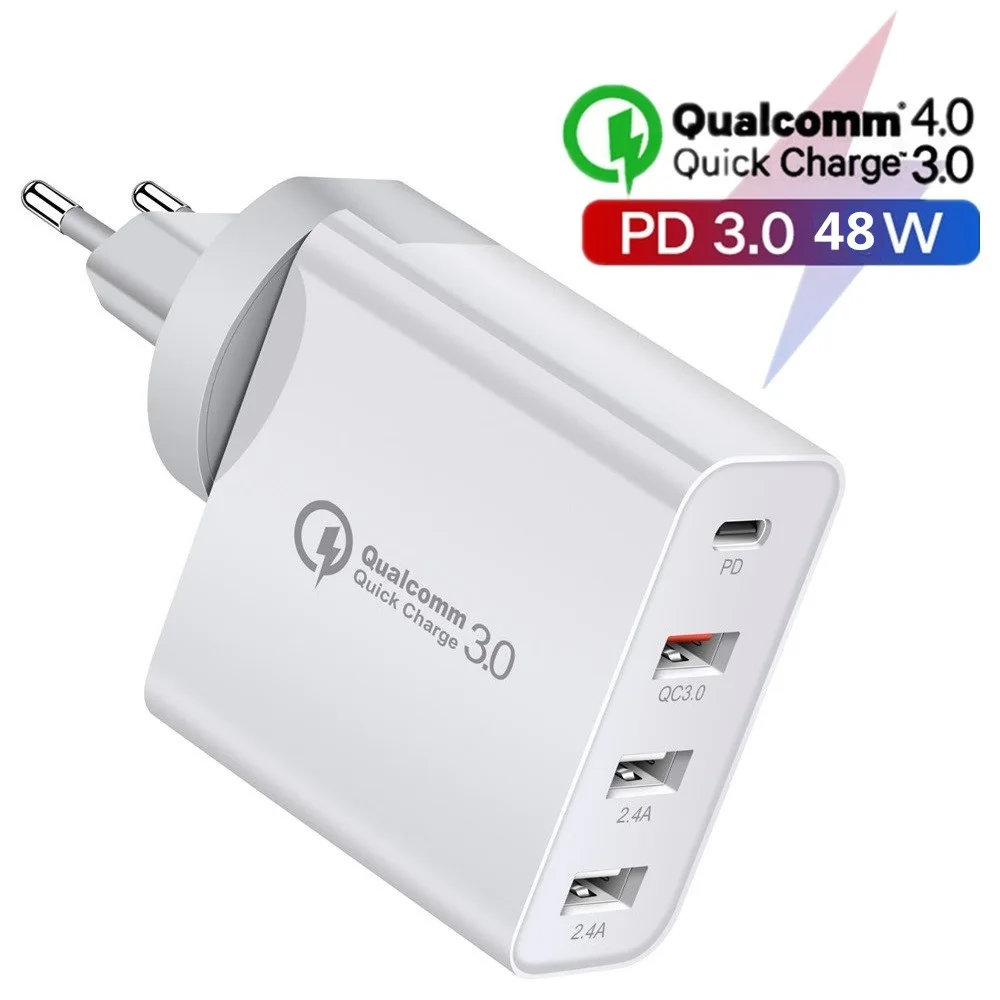 

PD Charger USB C 30W 65W PD3.0 Quick Charge 4.0 QC3.0 PPS Charger For Redmi Huawei IPhone 12 Pro PD30W Supercharge Fast Charger