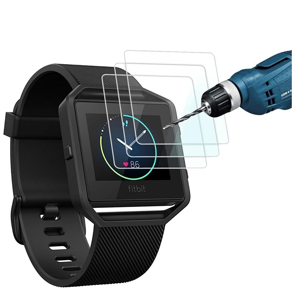 Закаленное стекло для смарт часов Fitbit Blaze 0 3 мм 2.5D высокое разрешение 9H