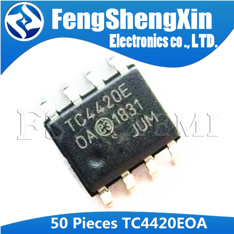 50pcs/lot TC4420EOA SOP-8 TC4420COA TC4420C TC4420E TC4420 High-Speed MOSFET Drivers IC