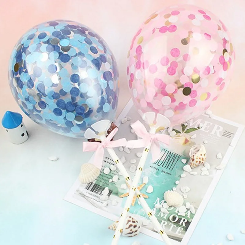 Торт 5 дюймов соломенные Конфетти Свадебные сувениры вечерние детские бумажные