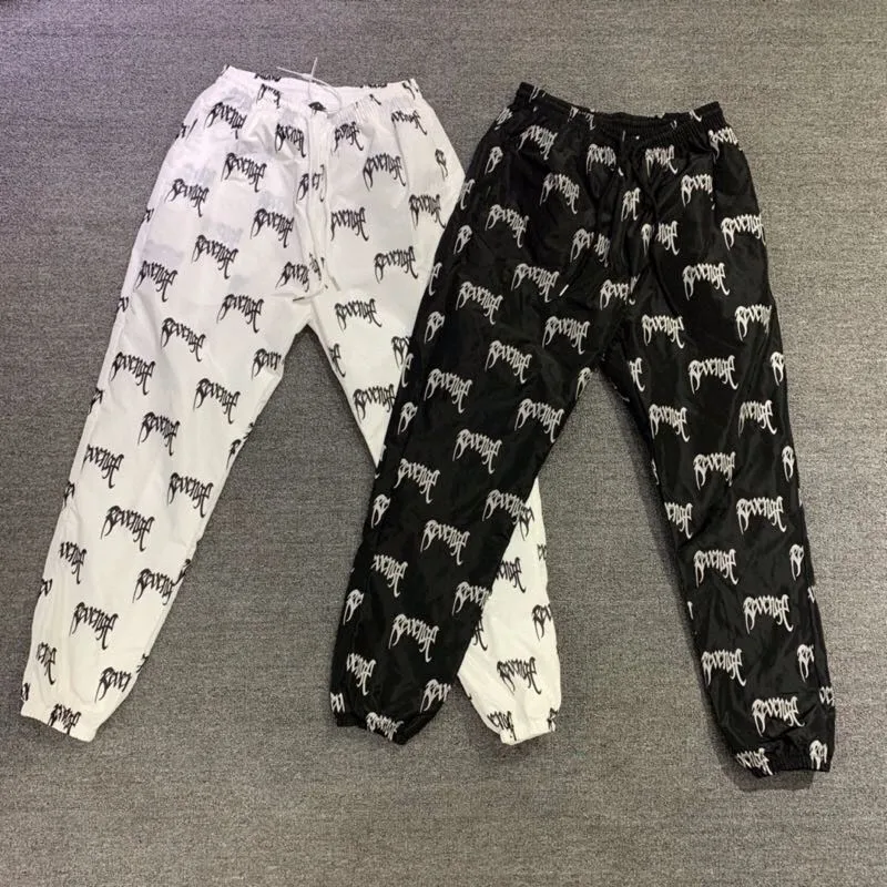

21ss new top Reflective XXXtentacion Revenge Allover Track Pants Oversize Men Women Best Quality Sweatpants Trousers