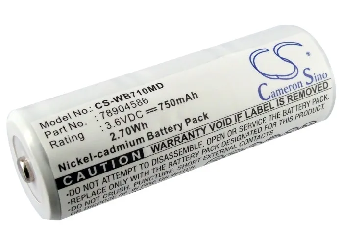 

Cameron Sino 750mAh Battery for Welch-Allyn 18200,74054,97210,20000,71000,72200,97210,11720,11730,18100,21700,74710