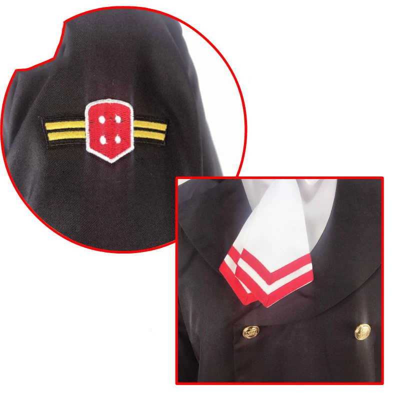 Anime Cardcaptor Sakura Cosplay Costumes Shaoran Li Costume Halloween Party Syaoran School Uniform | Тематическая одежда и