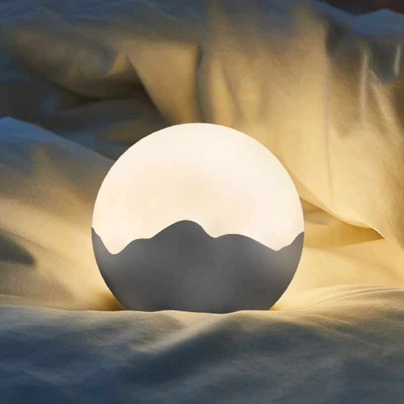 

Светильник в виде Луны, ночник для спальни, настольная лампа, ночсветильник, лампа в подарок для девушки, регулируемые маленькие ночники