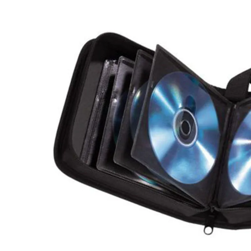40 место CD DVD Bluray диски защитный чехол для переноски держатель сумка хранения
